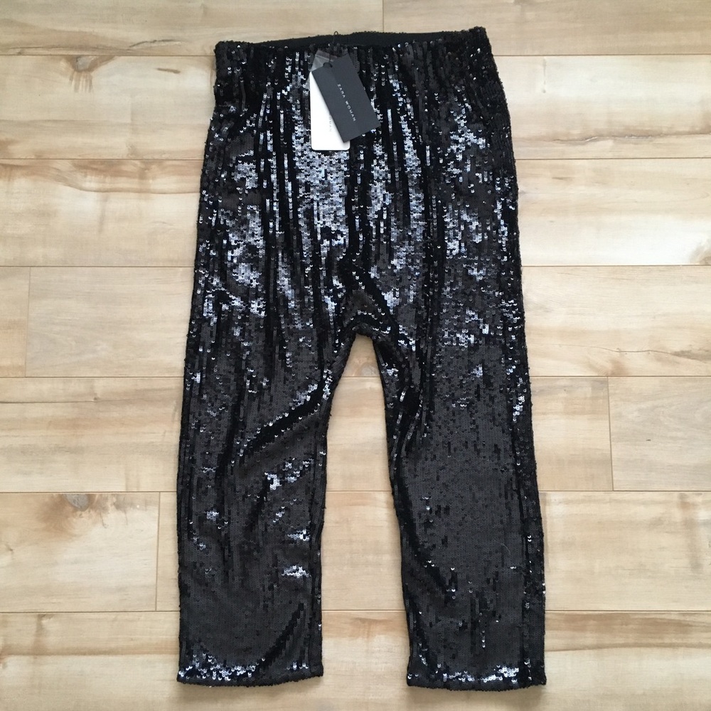 Zara Sequin Harem Pants